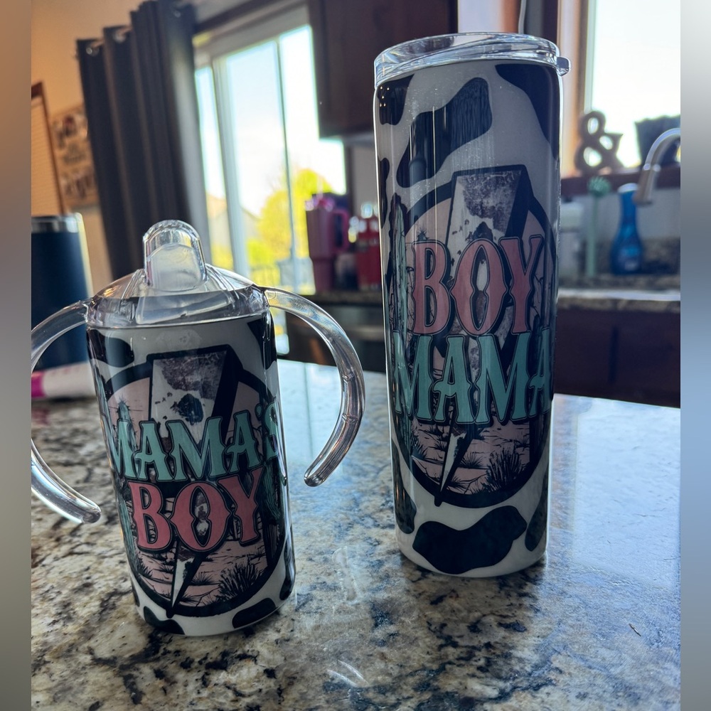 Boy Mama Tumbler Set